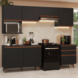 Combo de Cocina 250 cm Reims Negro 09