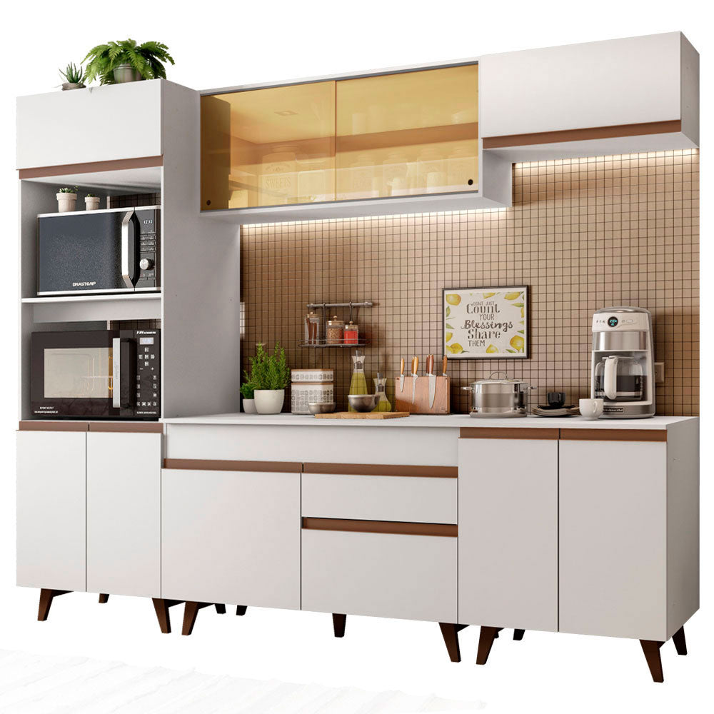 Combo completo de Cocina 260 cm Reims Blanco 02