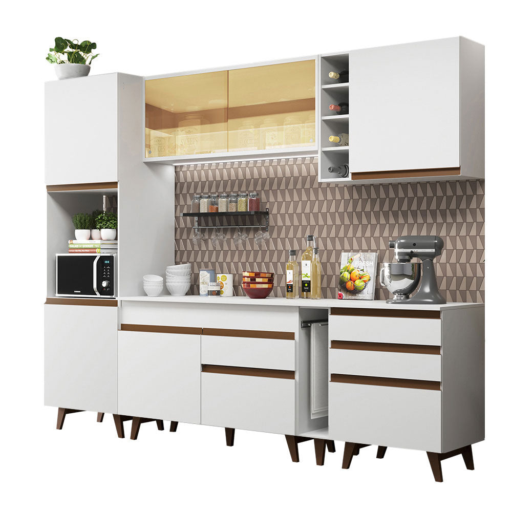 Combo completo de Cocina 260cm Blanco Reims Madesa 04