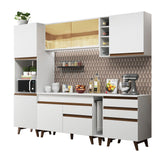 Combo completo de Cocina 260cm Blanco Reims Madesa 04