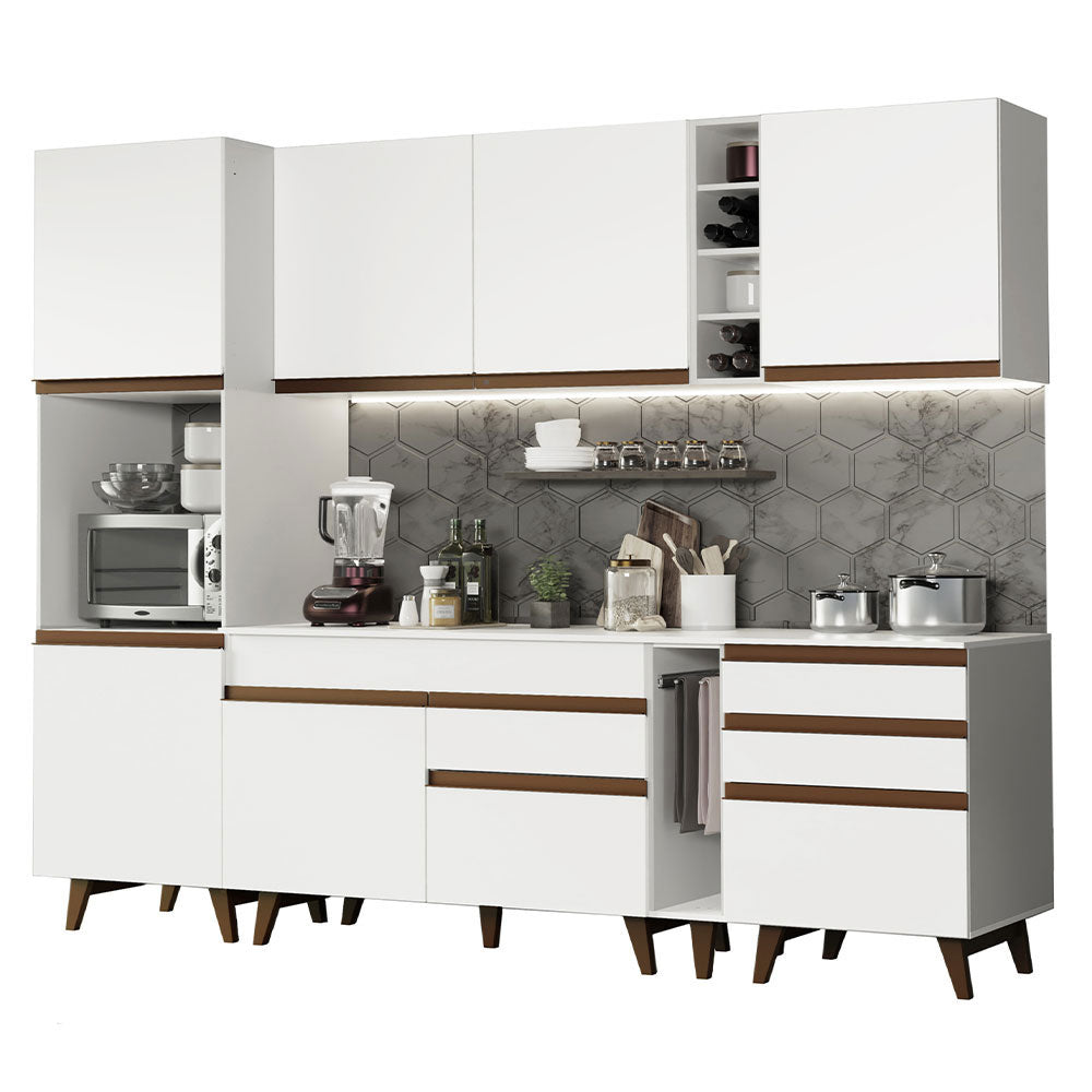 Combo completo de Cocina 260cm Blanco Reims Madesa 05