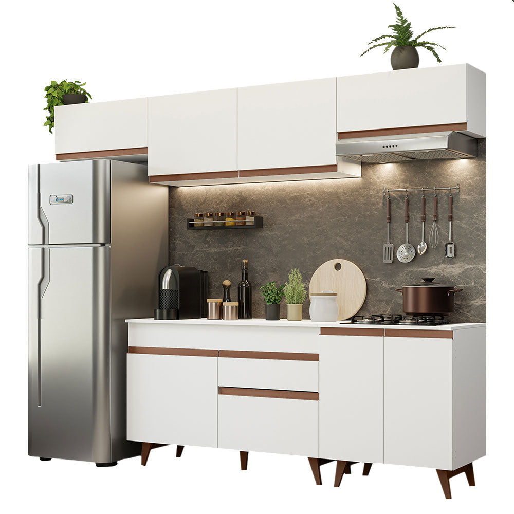 Combo completo de Cocina 260 cm Reims Blanco 10