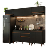 Combo completo de Cocina 260 cm Reims Negro 10