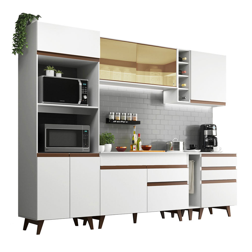 Combo completo de Cocina 270cm Blanco Reims Madesa 01
