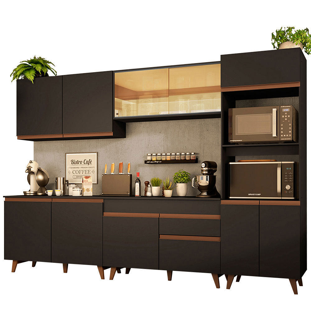Combo completo de Cocina 310 cm Reims Negro 01