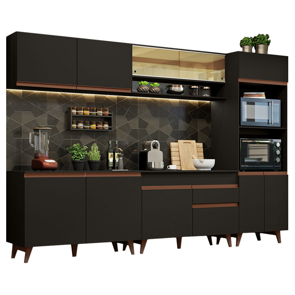 Combo completo de Cocina 310 cm Reims Negro 02