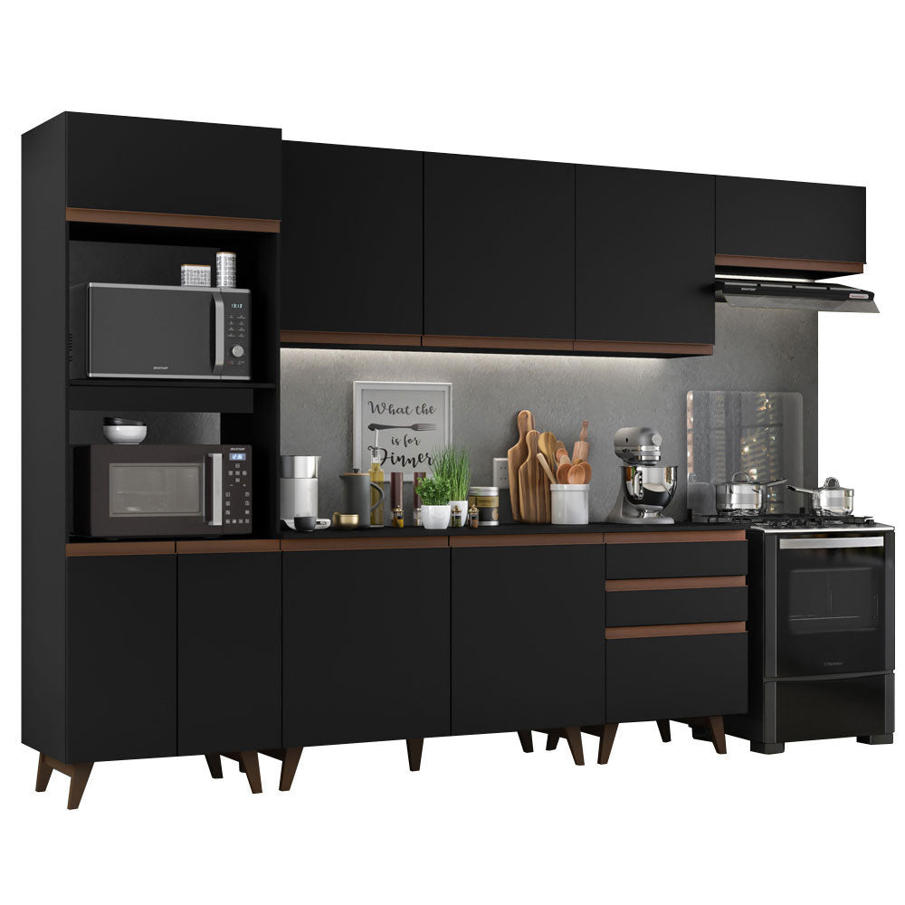 Combo completo de Cocina Madesa Reims 320cm NN 01