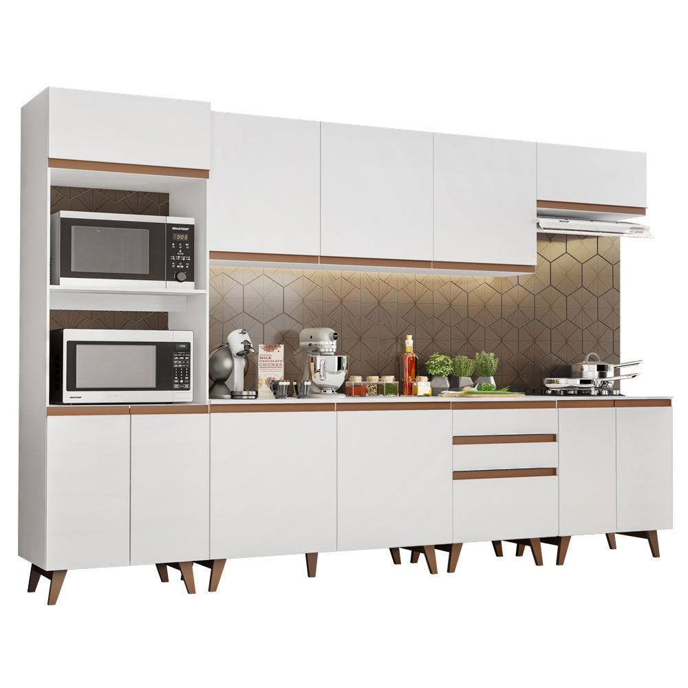 Combo completo de Cocina 320cm Blanco Reims 02