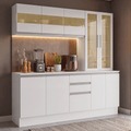 Cocina Compacta 180 cm 100% MDF Blanco Smart Madesa