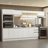 Combo de Cocina 100% MDF 310 cm Smart Blanco 02