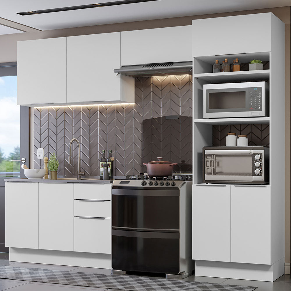 Combo Completo de Cocina 270 cm Blanco Stella Madesa 05