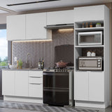 Combo Completo de Cocina 270 cm Blanco Stella Madesa 05
