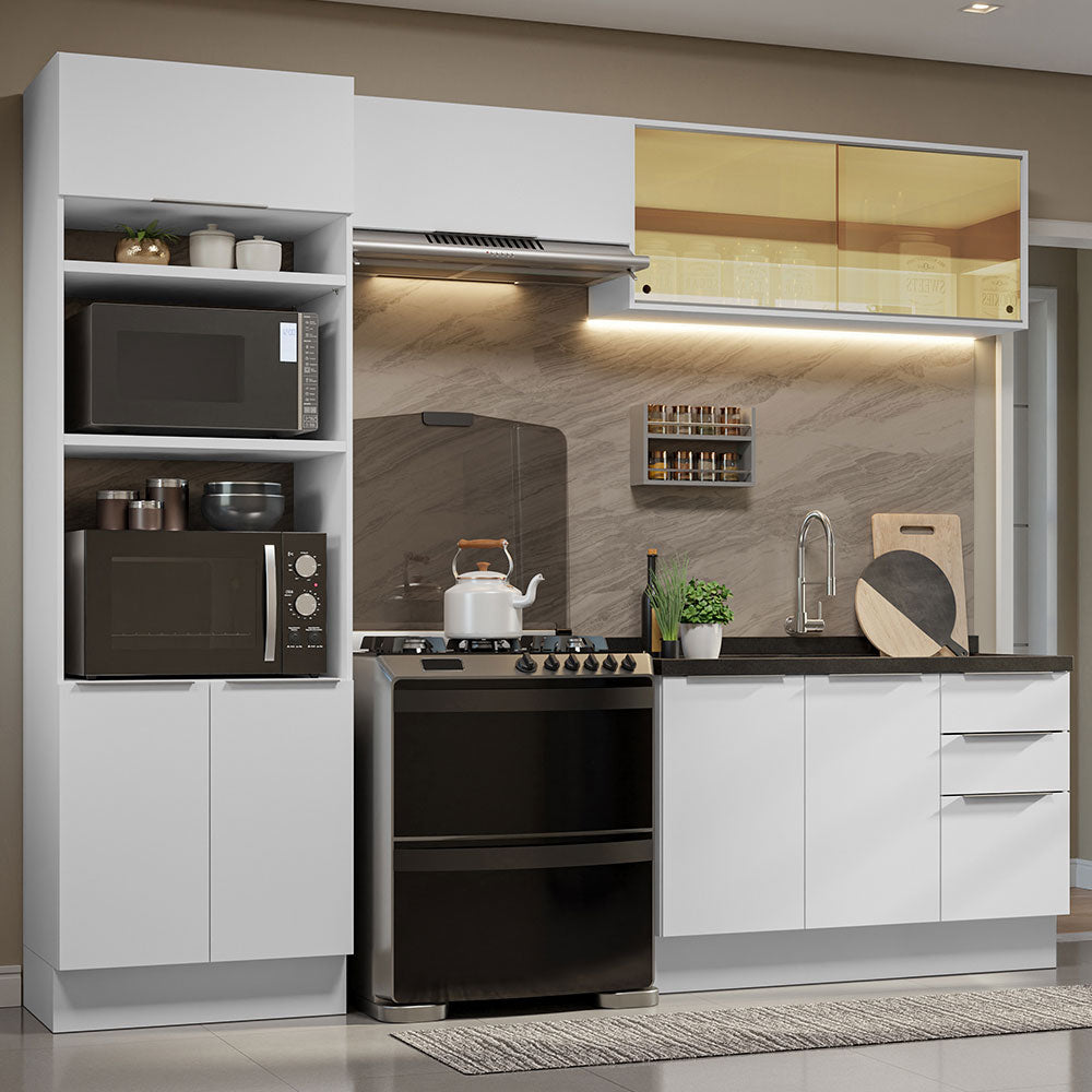 Combo Completo de Cocina 270 cm Blanco Stella Madesa 06