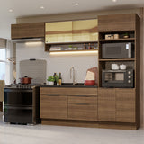 Combo Completo de Cocina 270 cm Marrón Stella Madesa 09