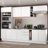 Combo Completo de Cocina 290cm Blanco Stella Madesa 01