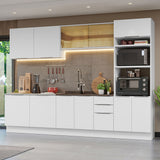 Combo Completo de Cocina 310 cm Blanco Stella Madesa 03