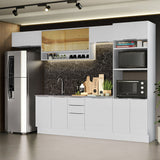 Combo Completo de Cocina 330 cm Blanco Stella Madesa 06