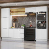 Combo Completo de Cocina 330 cm Blanco Stella Madesa 07