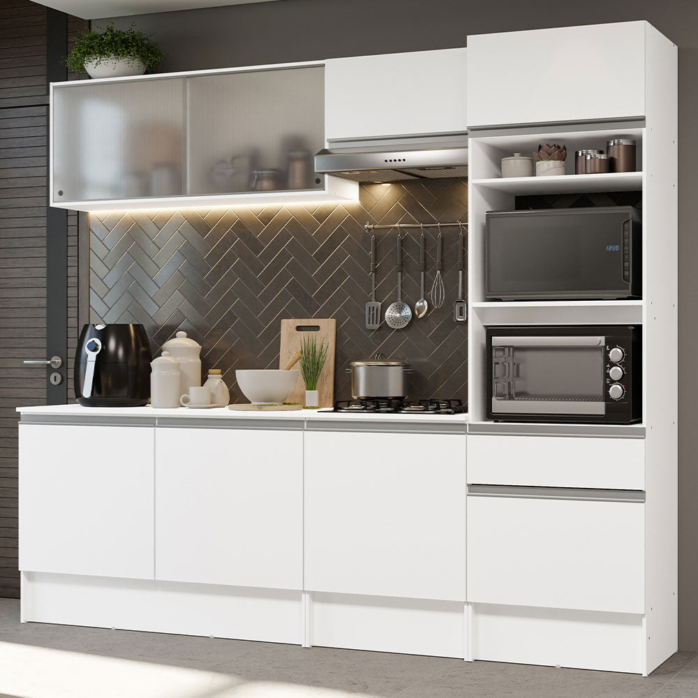Combo completo de Cocina 240cm Blanco Topazio 05