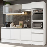 Combo completo de Cocina 240cm Blanco Topazio 05