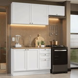 Cocina Compacta 180 cm Vik Blanco 02