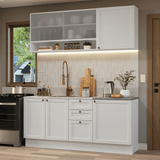 Cocina Compacta 180 cm Vik Blanco 03