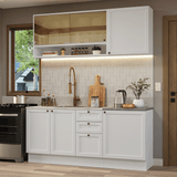Cocina Compacta 180 cm Vik Blanco 04