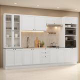 Combo completo de Cocina 340 cm Blanco Vik Madesa 01