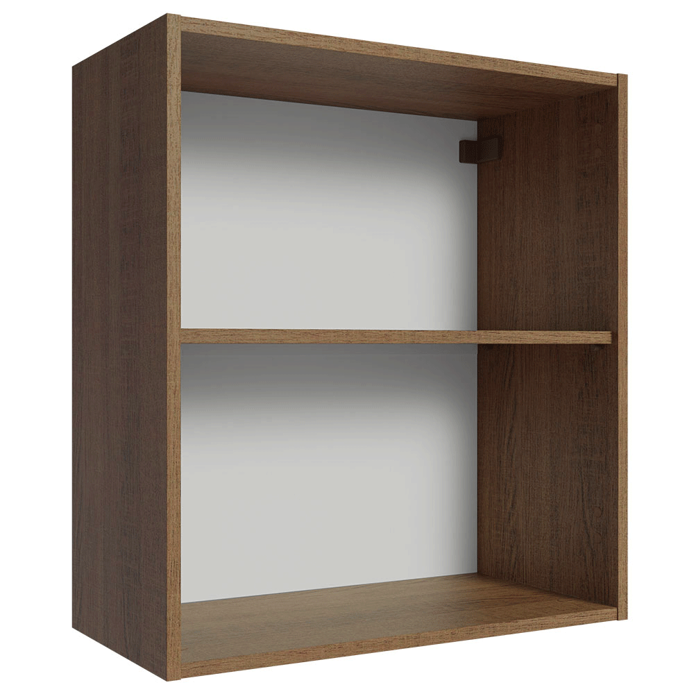 Alacena para Dormitorio 60 cm 2 Nichos Abiertos Marrón Neo Madesa