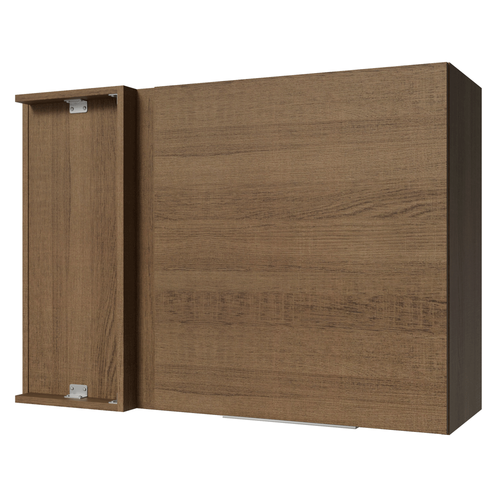 Alacena Esquinera para Dormitorio 1 Puerta Marrón Neo Madesa