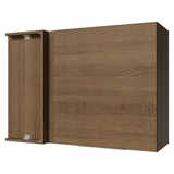 Alacena Esquinera para Dormitorio 1 Puerta Marrón Neo Madesa