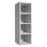 Alacena nicho flotante para dormitorio 20 cm 4 estantes Blanco Neo