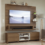 Rack con Panel para TV hasta 60 Pulgadas 180 cm Marrón/Blanco Metz Madesa