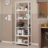 Mueble/Estante de Oficina Multiusos, 59 cm, 5 Baldas, Blanco