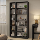Kit Biblioteca Madesa Estante Librero 6908 + Estante Librero 6906 Negro