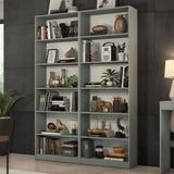 Kit Biblioteca Madesa con 2 Estantes Librero 6908 Gris
