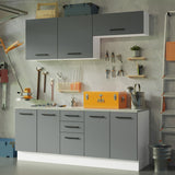 Kit Mueble para Garaje Multiuso Madesa Agata 200cm MG