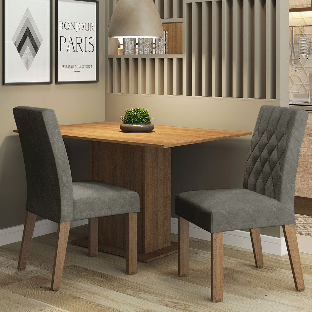 Juego de Comedor con Mesa y 2 Sillas Madesa Tainá MP
