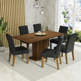 Juego de Comedor con Mesa y 6 Sillas Madesa Oxford Hanna MM