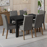 Mesa de Comedor con Mesa y 6 Sillas Madesa Allegro GG