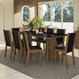 Mesa de Comedor con Mesa y 8 Sillas Madesa Justine MN