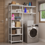 Estante con Repisas para Lavadero 139 cm Blanco