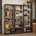 Estante Multiuso para Cocina 177 cm Marrón/Negro Madesa