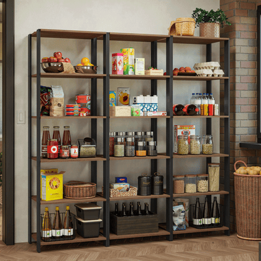 Estante Multiuso para Cocina 177 cm Marrón/Negro Madesa