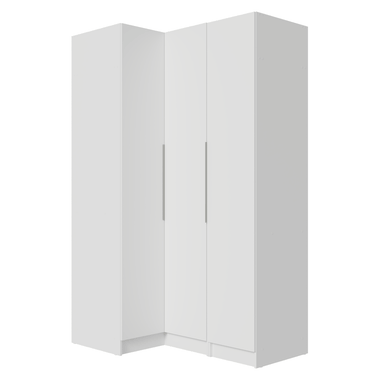 Placard Esquinero Modular 230 cm 3 Puertas Blanco Neo Madesa
