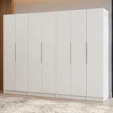 Placard Modular 280 cm 7 Puertas 4 Cajones Blanco Neo Madesa 01