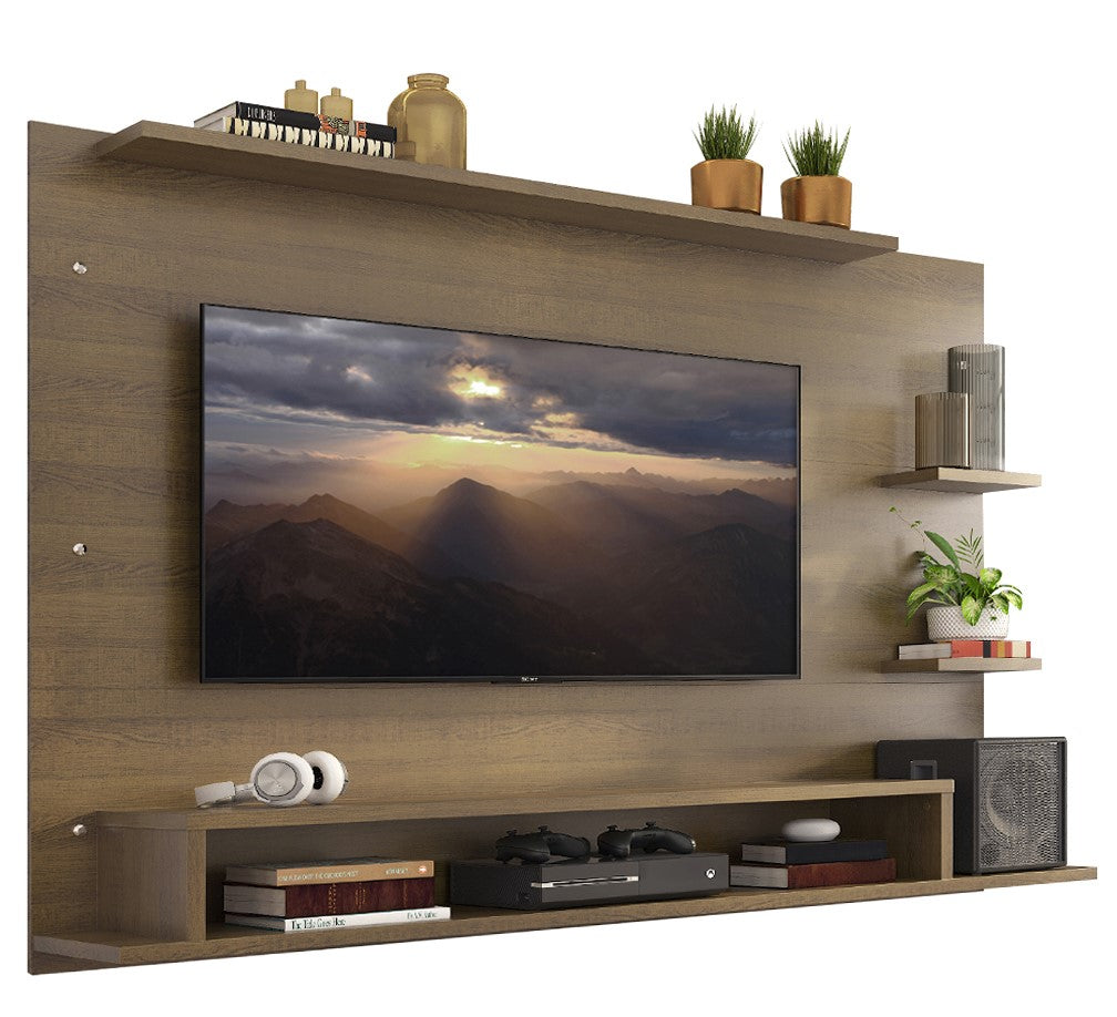 Panel de TV con Prateleira hasta 60 Pulgadas Madesa Alfa Marrón