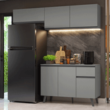 Cocina compacta 200cm Gris Nice Madesa 03XA