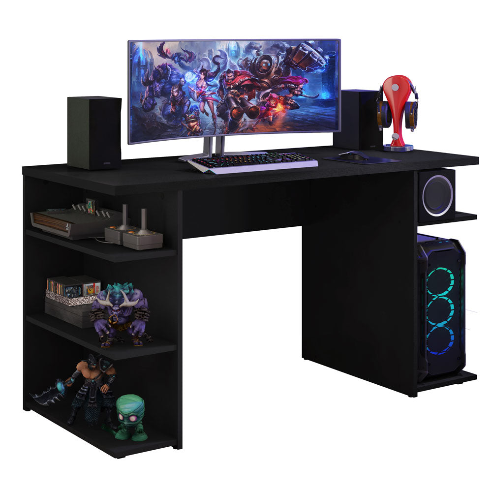 Mesa Gamer Escritorio 9409 Madesa Negro