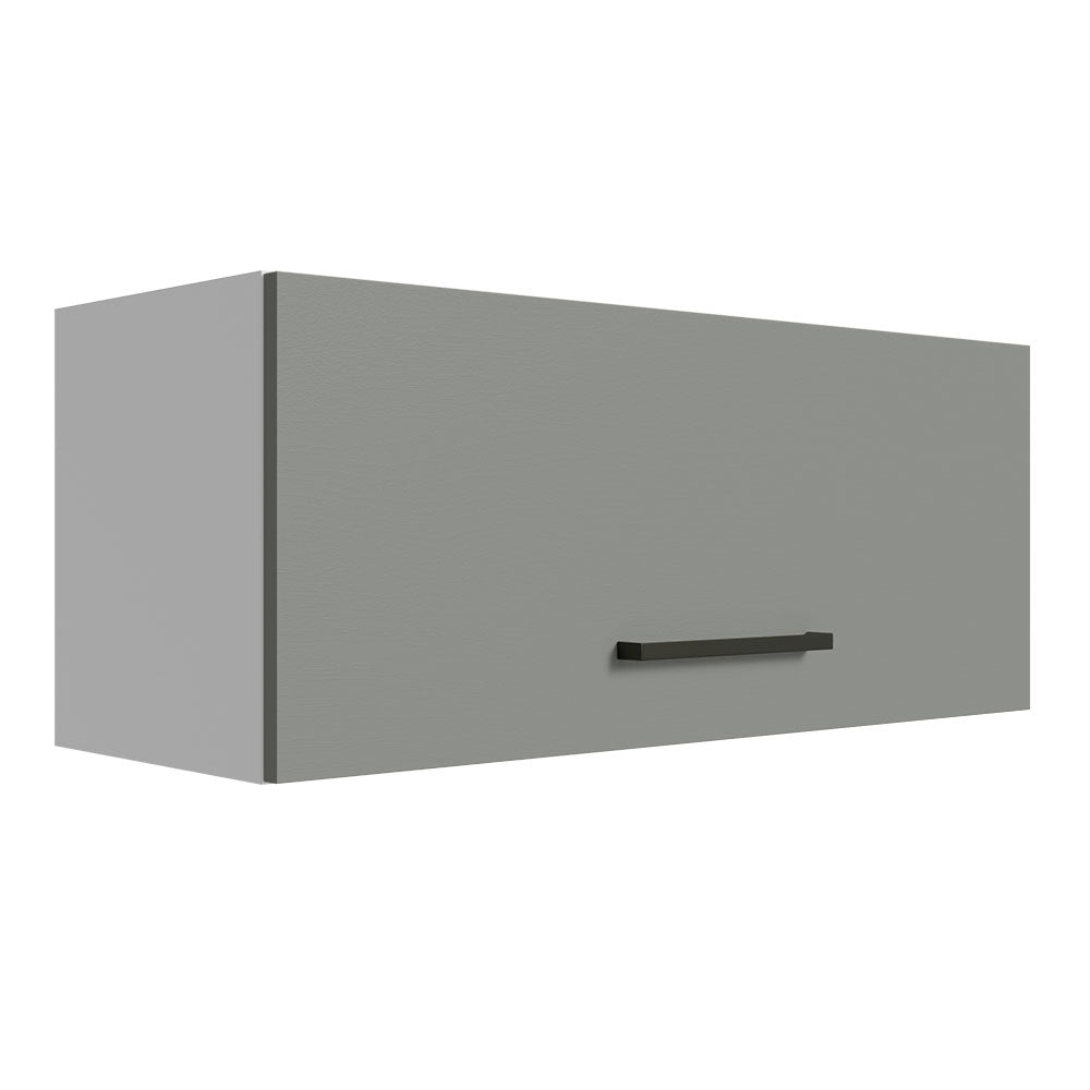 Gabinete Superior Multiuso Garaje 80cm Blanco/Gris Agata